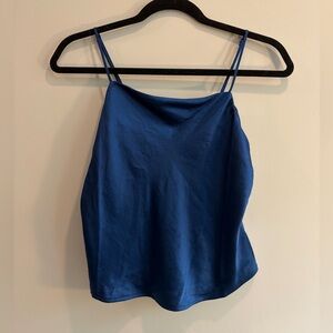 Silky Blue Women's Camisole Top
